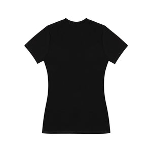 Women's Black Athletic Short Sleeve T-shirt Skims Stretchy Dry Fit Shapewear