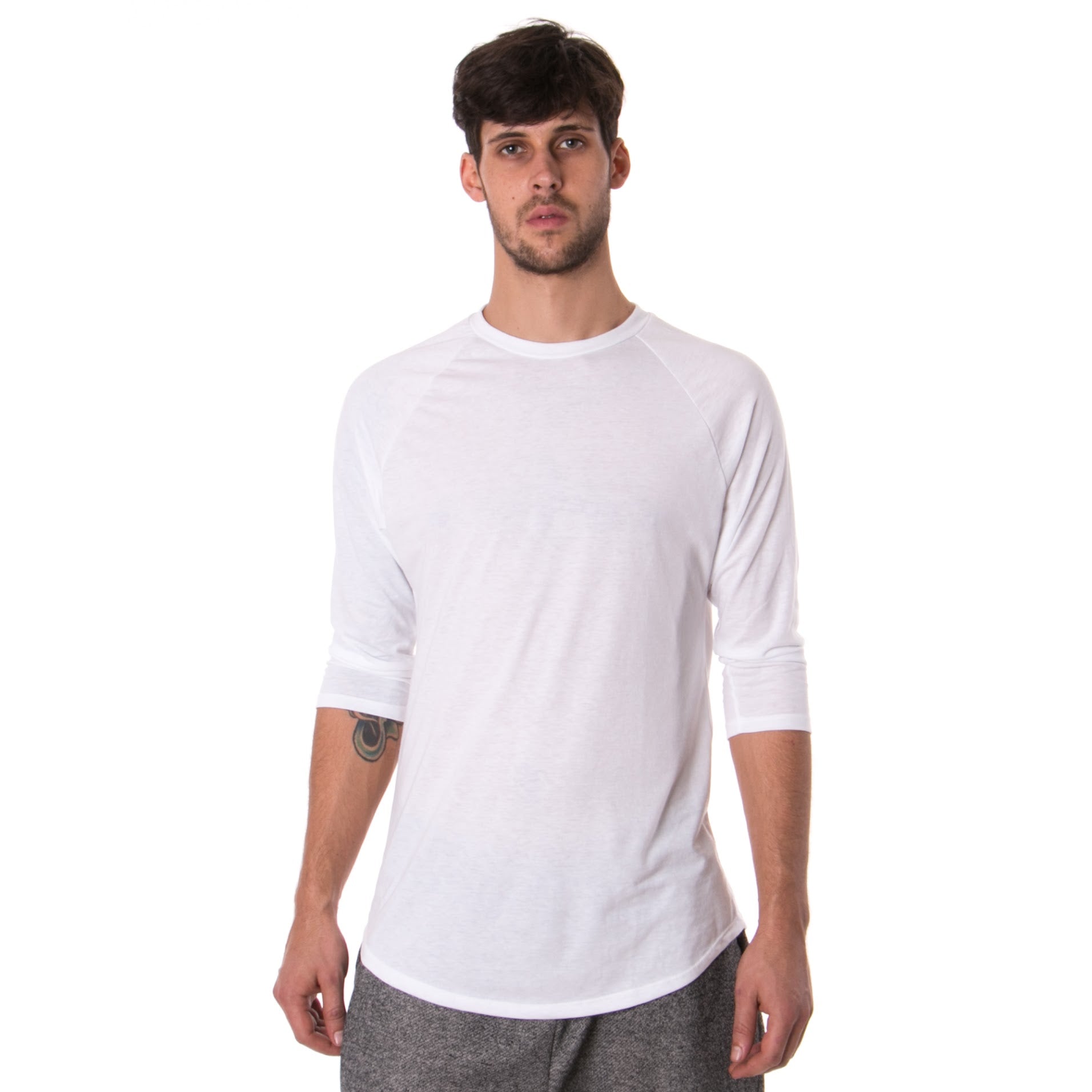 3002 - Men's 3/4 Sleeve Baseball Tee