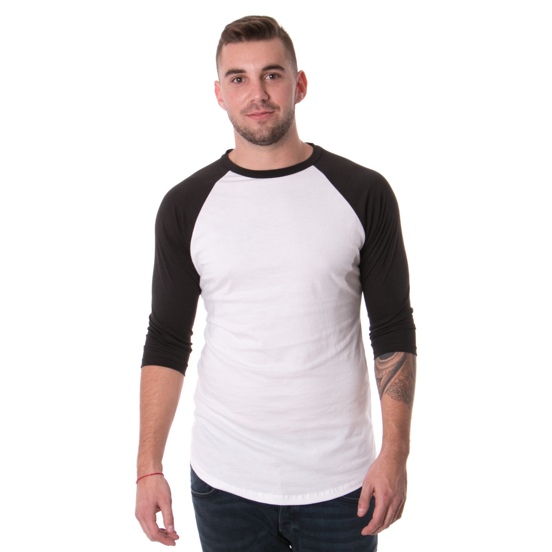 3002 - Men's 3/4 Sleeve Baseball Tee