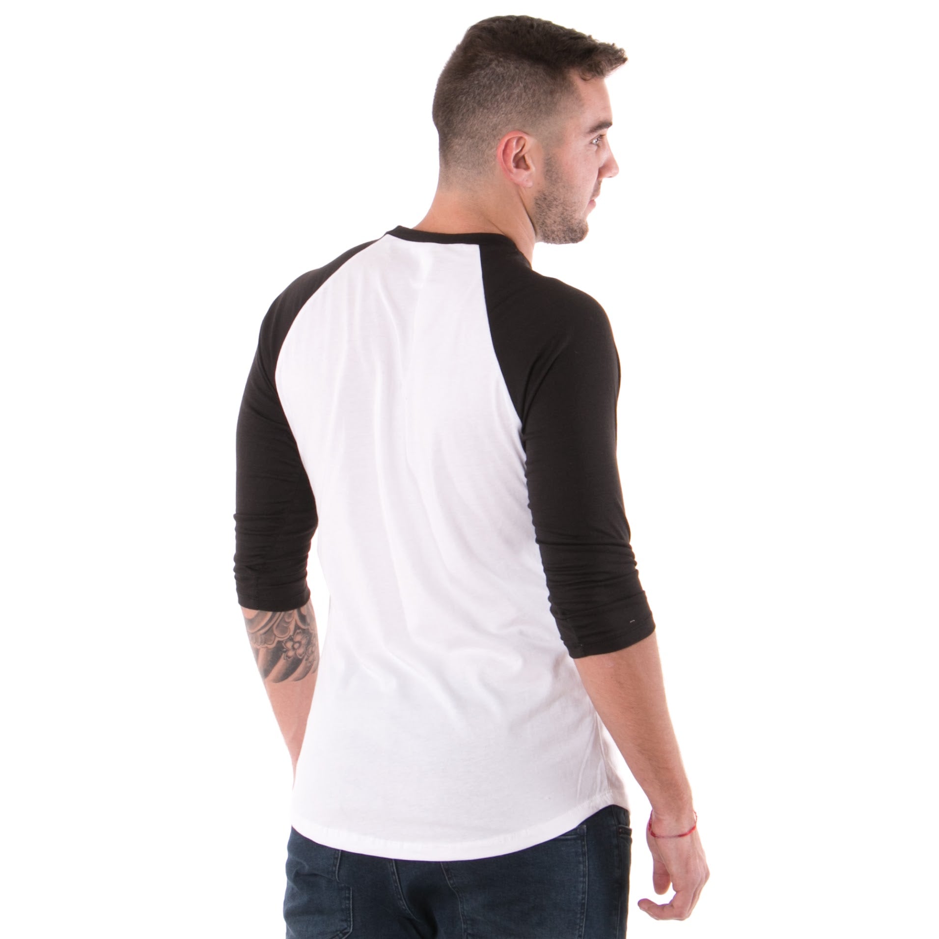 3002 - Men's 3/4 Sleeve Baseball Tee