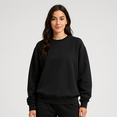 ★OAMC★ Supply Sweatshirt Black 23E28OAJ32NYL00790001 Whistler Crewneck in Black |OAMC
