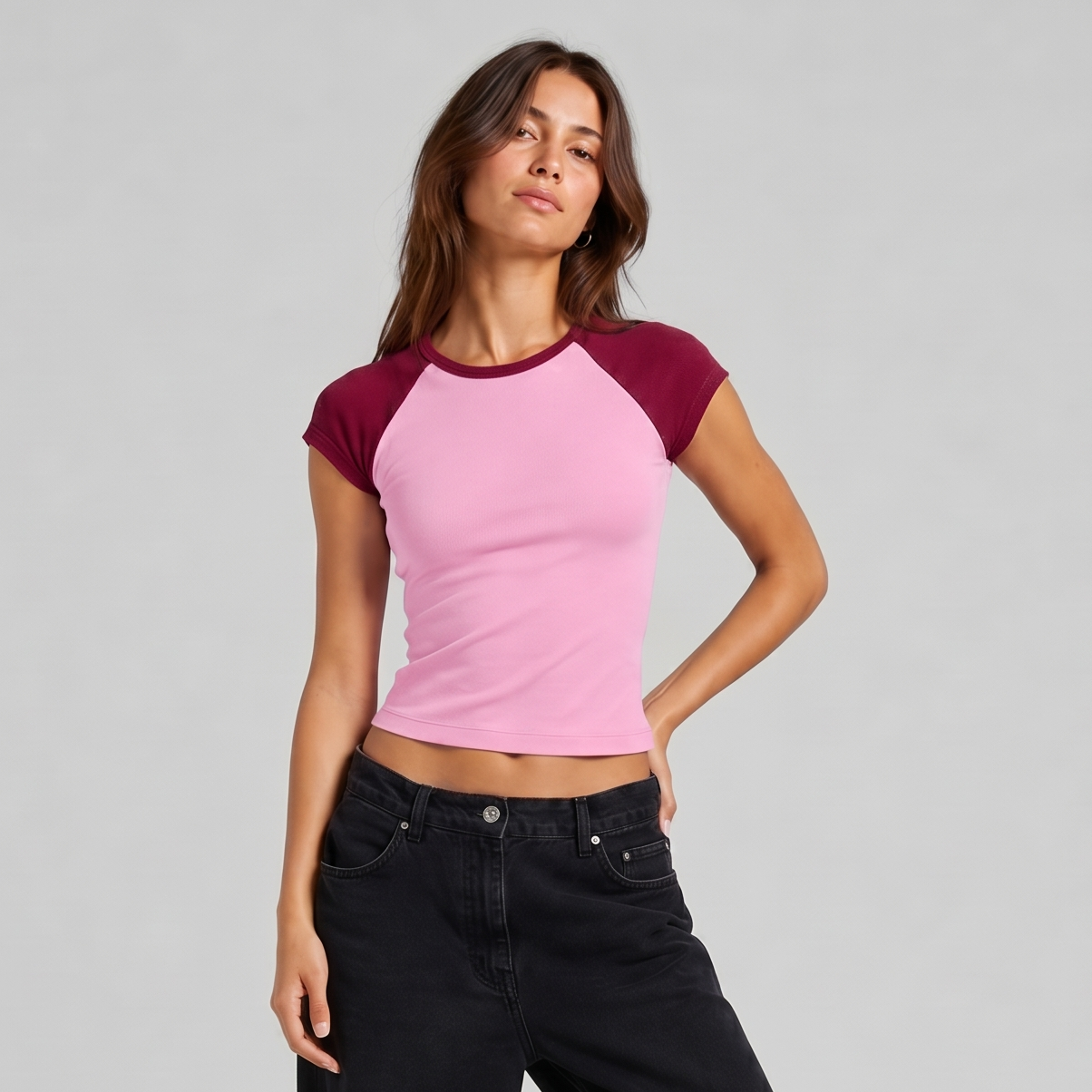 3001GD - LIMITED Women's Garment Dyed Raglan Baby Tee