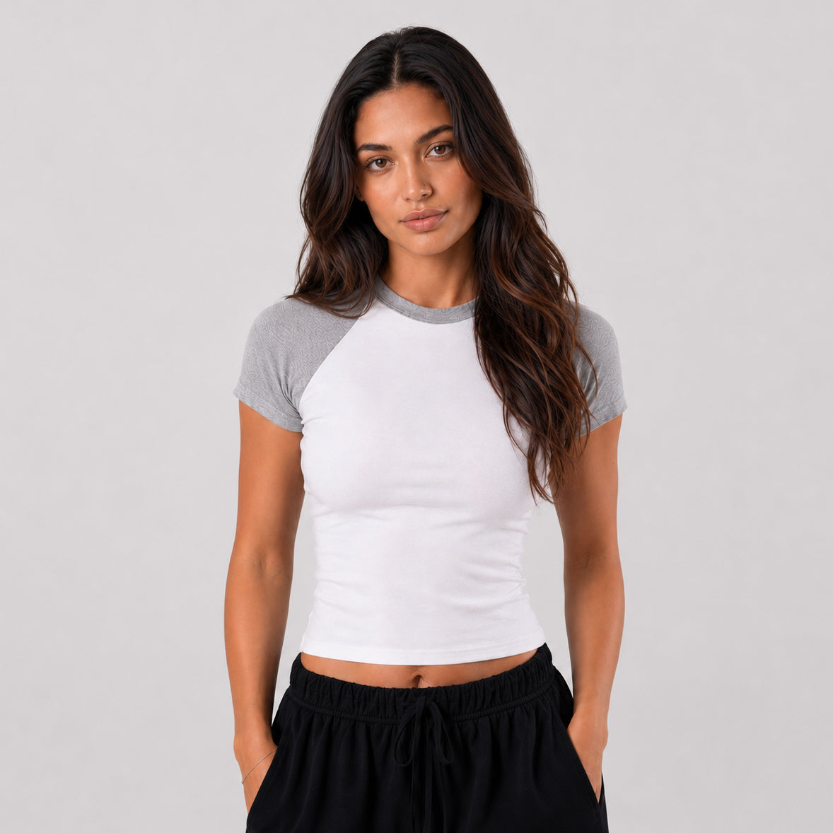 4001R - Women's Raglan Baby Tee