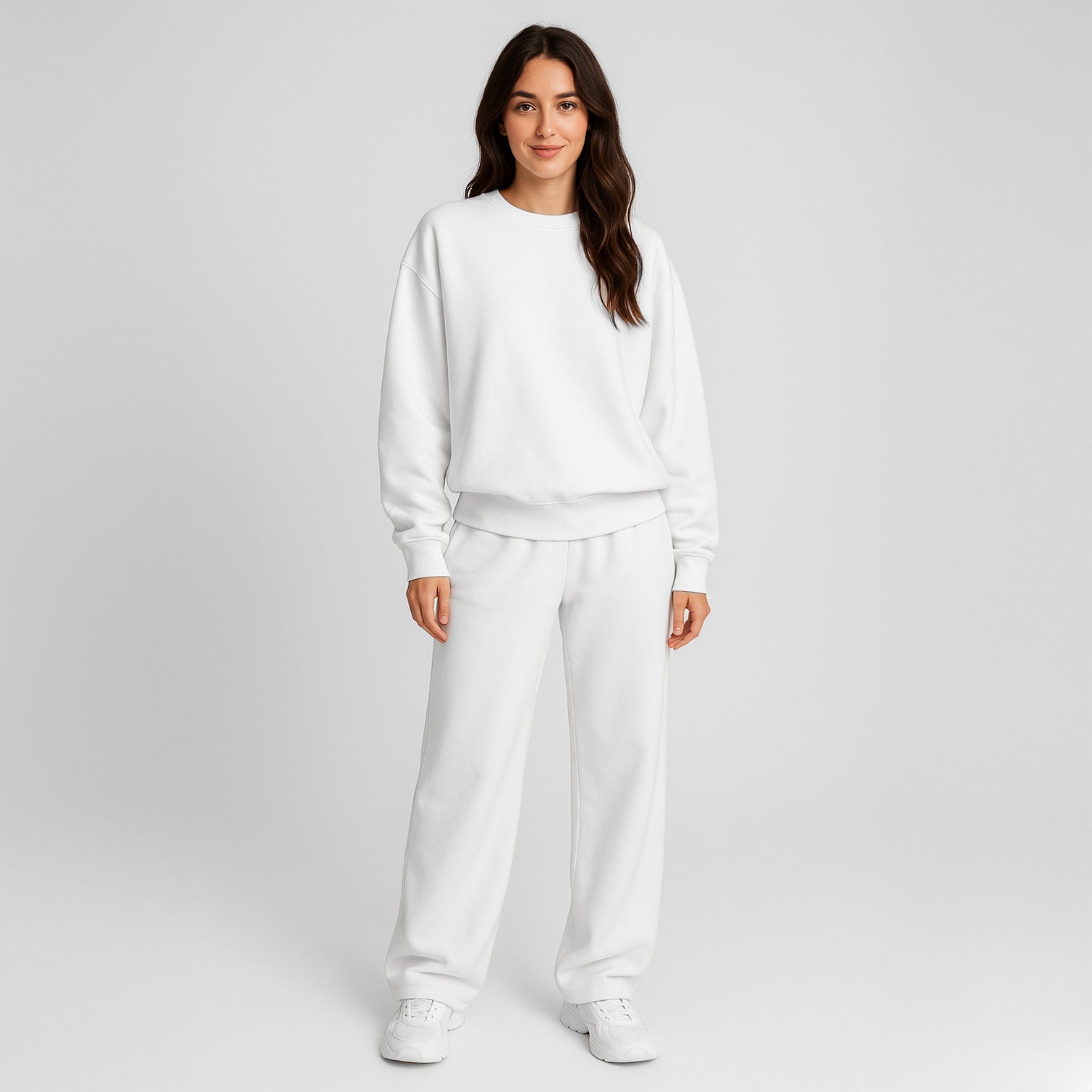 FREY ALWAYS SWEAT スウェット ホワイト LuxeFleece Oversized Sweatshirt | Beyond Yoga