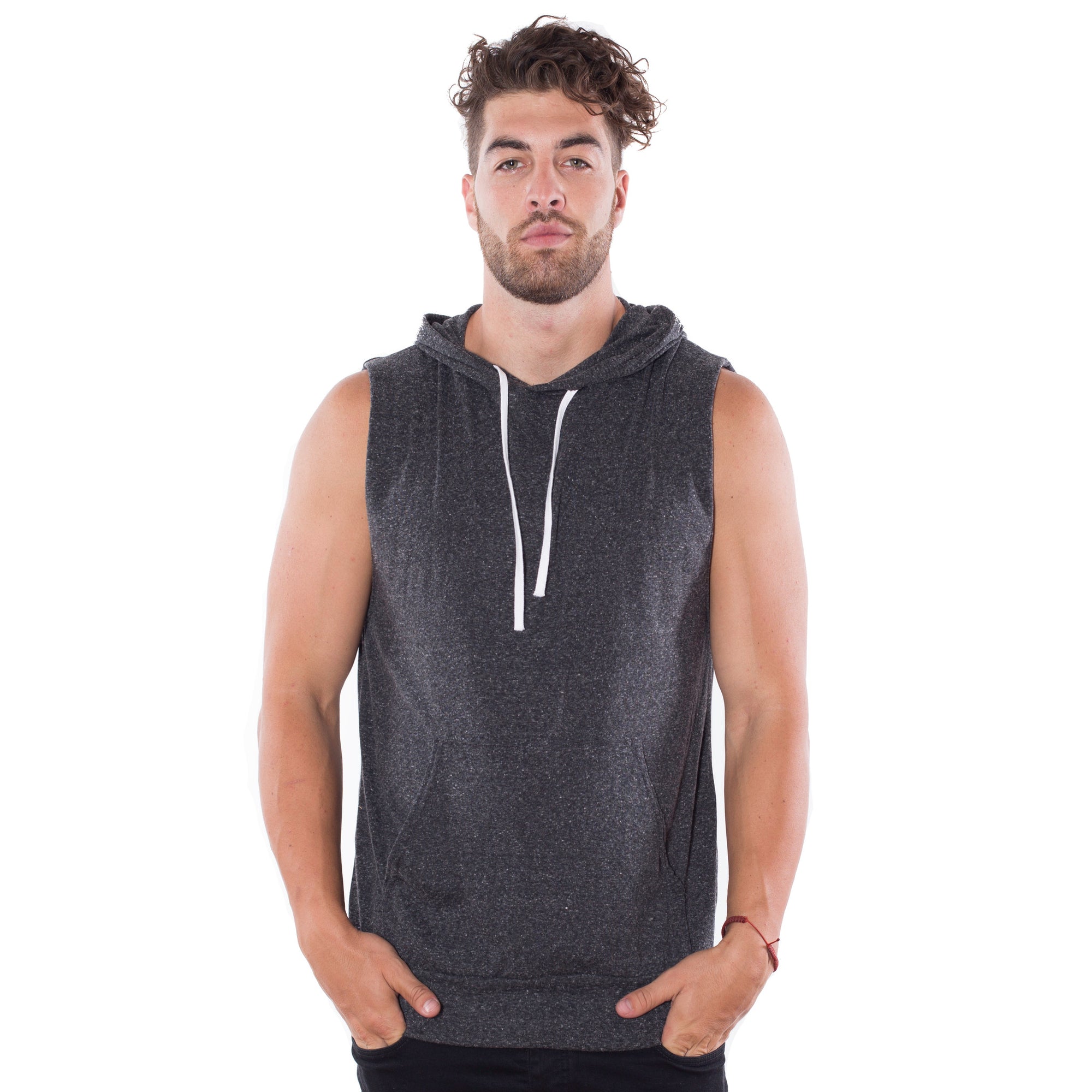 3006 Unisex Sleeveless Lightweight Hoodie