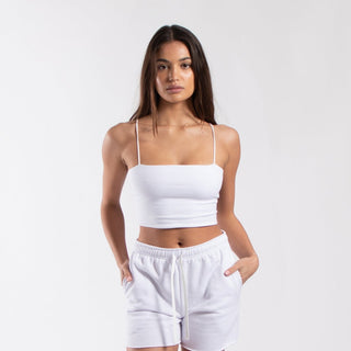 women's cropped bralette tank