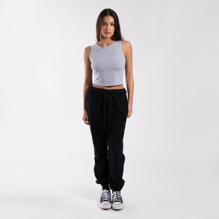 OTL Women's Cropped Formfitting Muscle Tank — Wholesale Blank Crop Tops