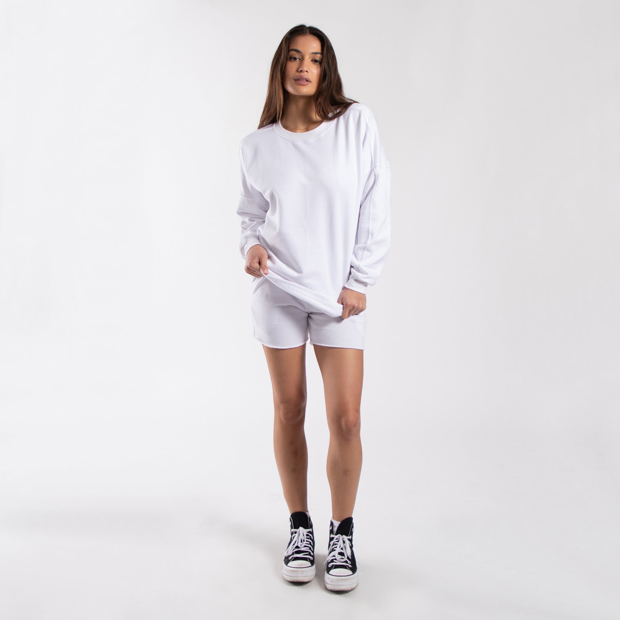 6022 - Women's Panel Crewneck Sweatshirt