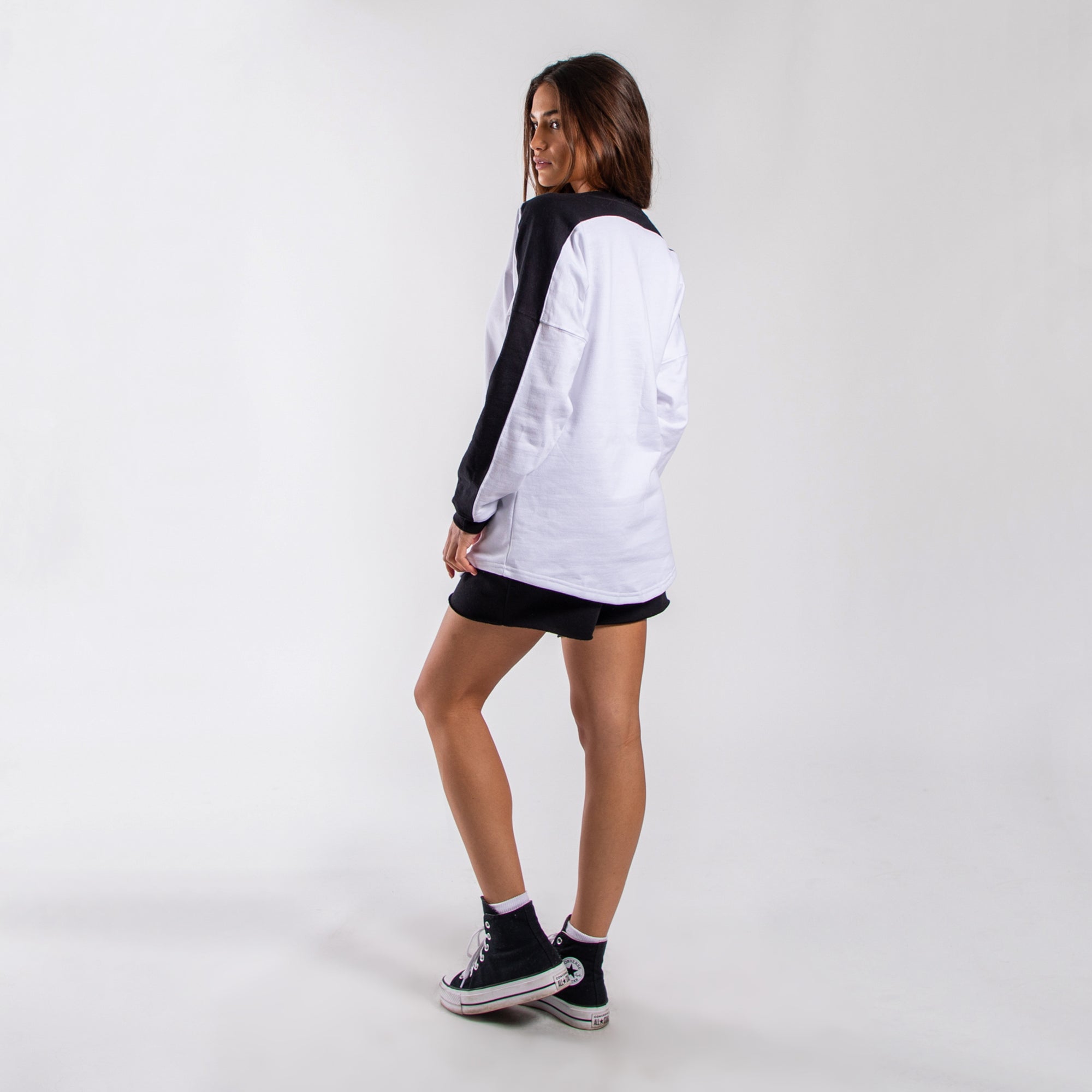 6022 - Women's Panel Crewneck Sweatshirt