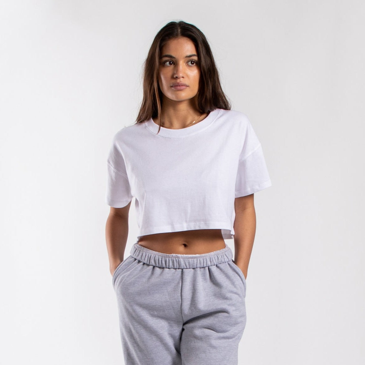 4000 - Women's Loose Cropped Tee