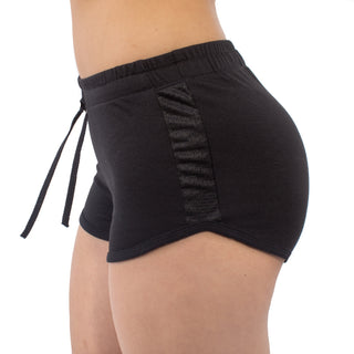 OTL Women's Contrast Mesh Detail Shorts — Wholesale Blank Shorts