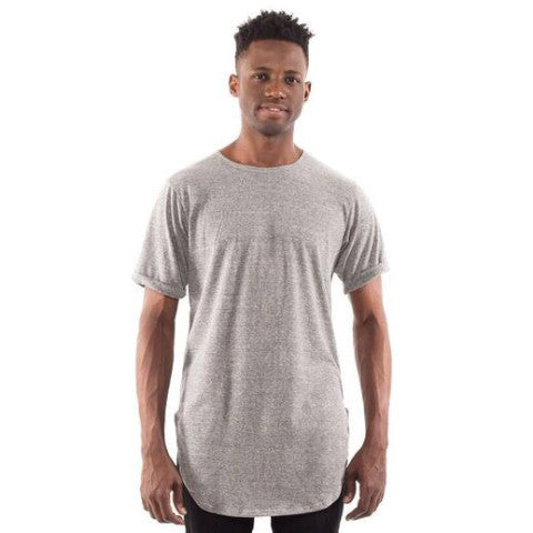 3011B- Men's Extended Curved Hem Tee