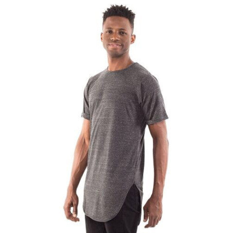 3011B- Men's Extended Curved Hem Tee